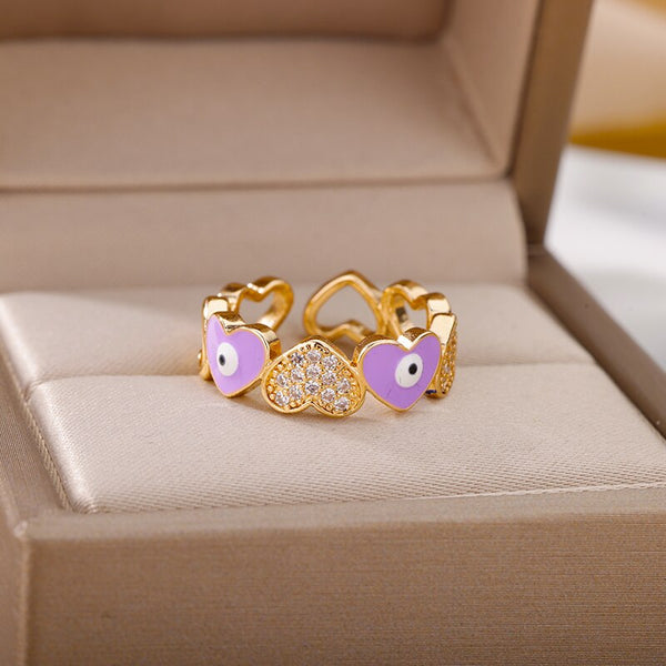 Sorrel Evil Eye Ring